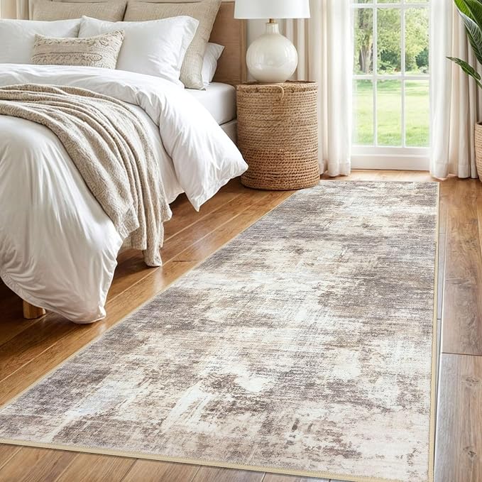 Abstract Runner Rug 3x8 Ft Washable Runners - Image 9