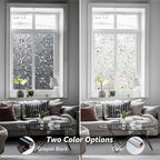 Kromapolis Window Privacy Film, Stained Glass, Non-Adhesive Renter-Friendly - Image 5