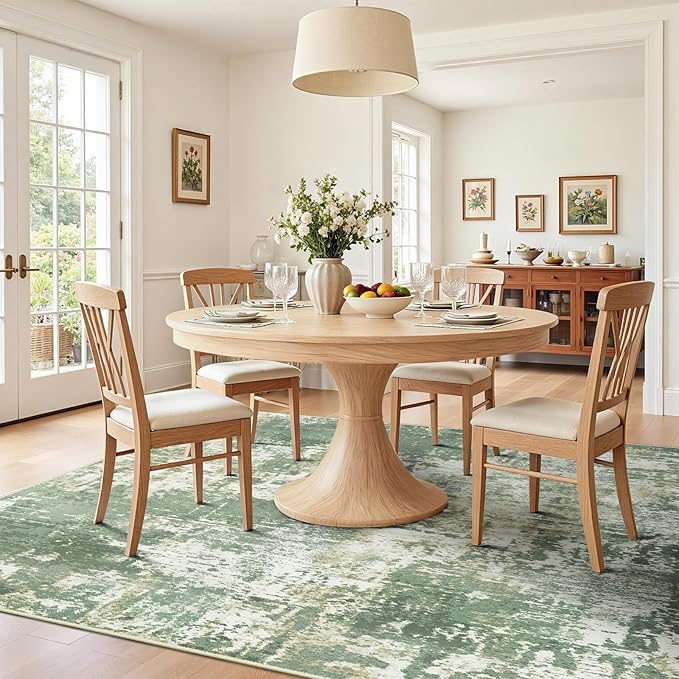 RELEANY Washable 5'x7' Abstract Area Rug - Image 3