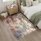 Abstract Area Rug 4x5 Ft Washable Rugs - Image 9
