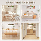 Furnimart Upholstered Tufted White Bench Ottoman - Image 8