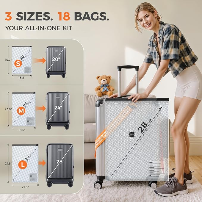 24-Pack Vacuum Storage Bags - Image 4