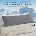 ELNIDO QUEEN Cooling Body Pillow Insert - Image 2