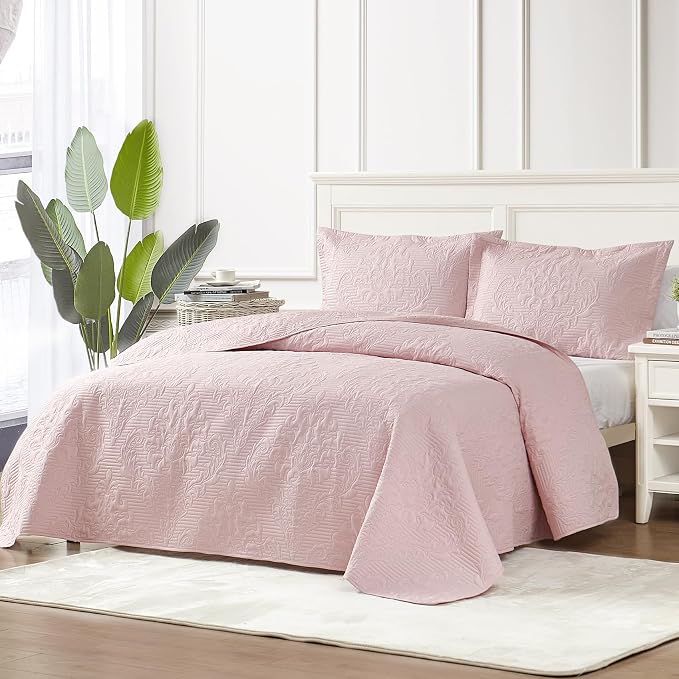 Hansleep Pink Quilt California King Size - Image 2
