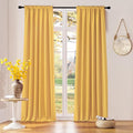 Gold Yellow Backdrop 5FT x 9FT Curtains by DONREN