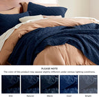Bedsure King Size Quilt, Lightweight Comforter Set, Basket Weave, All-Season - Image 6