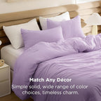 Bedsure King Comforter Set, Lavendar Soft Prewashed Bedding - Image 5