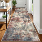 Abstract Runner Rug 3x12 Ft Washable Runners by iOhouze