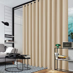 RYB HOME Blackout Room Divider Curtains - Image 3