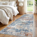 Abstract Runner Rug 3x8 Ft Washable Runners - Image 8