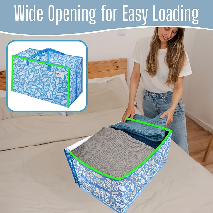 VENO 8 Pack Extra Large Heavy Duty Moving Bags - Image 2