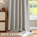 H.VERSAILTEX Blackout Curtains Thermal Insulated Window Treatment Panels Room - Image 8