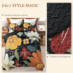 Quilt King Size, Reversible Polyester Coverlet Set - Image 9