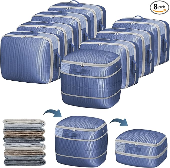 DIMJ Compression Storage Bags 8 Pack by DiMJ