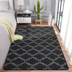 Chicrug 4x6 Shag Geometric Modern Area Rug - Image 4