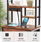 Night Stand Set 2, LED Nightstand - Image 6