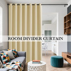 RYB HOME 100% Blackout Curtain, Bedroom Patio Sliding Glass Door Drape | Extra - Image 9
