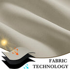 RYB HOME 100% Blackout Basement Curtains 36 inches Long, Heat & UV Blocking | - Image 7