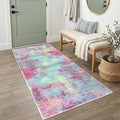 Abstract Runner Rug 3x6 Ft Washable Runners by iOhouze