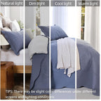 Cmfshape Oversize King Size Bedspread 128"x120", 3 Piece California King Quilt - Image 4