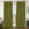 BGment 108 Inch Velvet Blackout Curtains by BGment