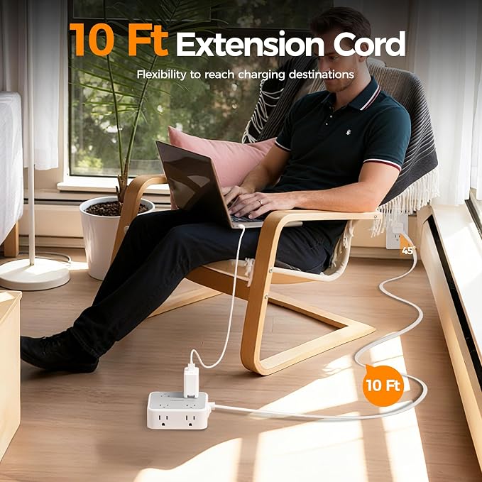 TESSAN Surge Protector Power Strip - Image 4