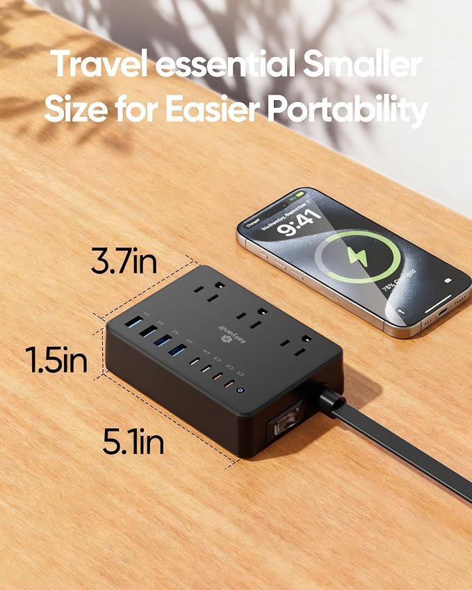 Kakyanill 100W Charging Station, Power Strip - Image 7
