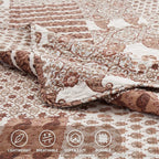 Quilt Set King Size 3 Piece Bedspread Coverlet Lightweight Comforter Microfiber - Image 6