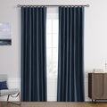 Joywell 100% Blackout Linen Curtains 84 Inch Long by Joywell