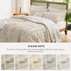 Bedsure Tufted Boho Comforter Set Queen Size - Image 8