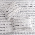 DURLENGEN 3Pcs Quilt Set King Size White, Soft Microfiber Lightweight Bedspread - Image 7