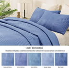 Whale Flotilla Ultra Soft Cal King Quilt Bedding Set, Lightweight - Image 5