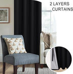 XWZO 100% Blackout Curtains - Image 5