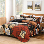 Quilt Queen Size, Reversible Polyester Coverlet Set - Image 2