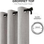 Joydeco Blackout Curtains 96 Inches Long, Light Blocking Curtains - Image 5