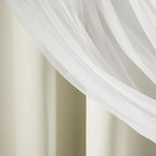 TOWN & COUNTRY LUXE Talia Double Layer Indoor Curtains, Sheer and Room - Image 5