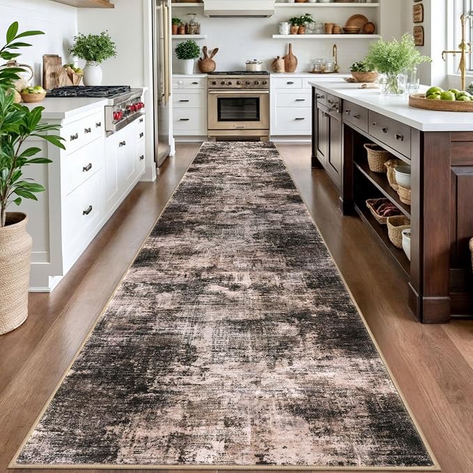 Abstract Runner Rug 3x16 Ft Washable Runners - Image 3