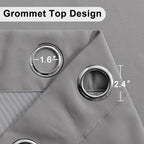 XWZO 100% Blackout Curtain Panels - Image 6