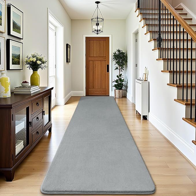 Modern Soft Hallway Runner Rug, 3x8 Feet Long Runners - Image 7
