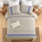 Cottolester Queen Quilt Bedding Set, All Seasons Microfiber Boho Quilt Set - Image 4