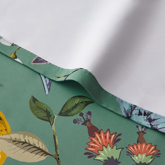 Topfinel Sliding Door Patio Floral Curtains & Drapes - Image 7