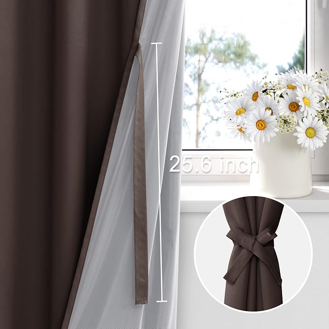 XWZO 100% Blackout Curtains - Image 3