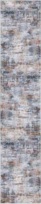 Abstract Runner Rug 2x10 Ft Washable Runners - Image 10