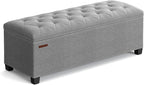 SONGMICS Storage Ottoman Bench, Foot Rest by Unknown