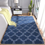 Chicrug 3x5 Shag Geometric Modern Area Rug - Image 2