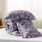 Bedsure Grayish Purple Full Comforter Set - Image 7