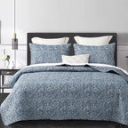 DURLENGEN Quilt Set King Size 3Pcs, Soft Microfiber Lightweight Bedspread by DURLENGEN