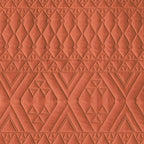 akkialla Full/Queen Size Quilt Bedding Set, Burnt Orange Lightweight Microfiber - Image 8