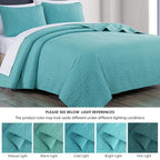 Chezmoi Collection Austin 3-piece Oversized Bedspread Coverlet Set - Image 5