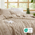 Bedsure Tufted Boho Comforter Set Full Size - Image 6
